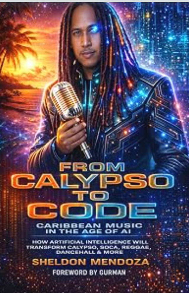 Cover of From Calypso To Code: Caribbean Music In The Age Of AI by Sheldon Mendoza